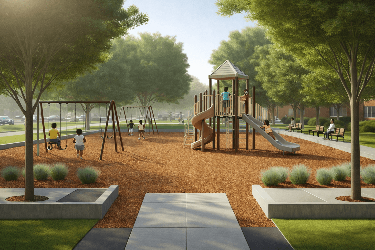 A Playground Builder's Guide to Adding Mulch Maintenance Programs