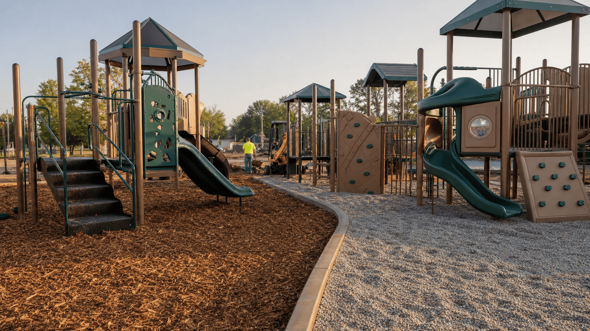 EWF vs. Pea Gravel: What Playground Builders Need to Know