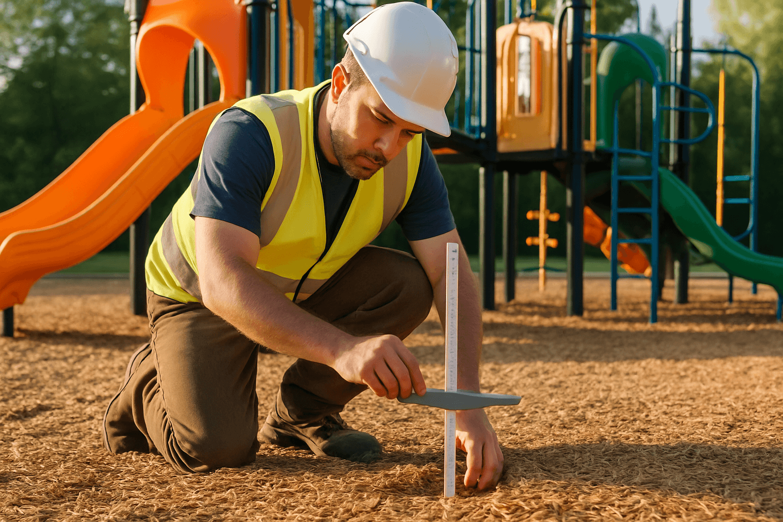 Choosing the Right Mulch Depth for Different Fall Heights