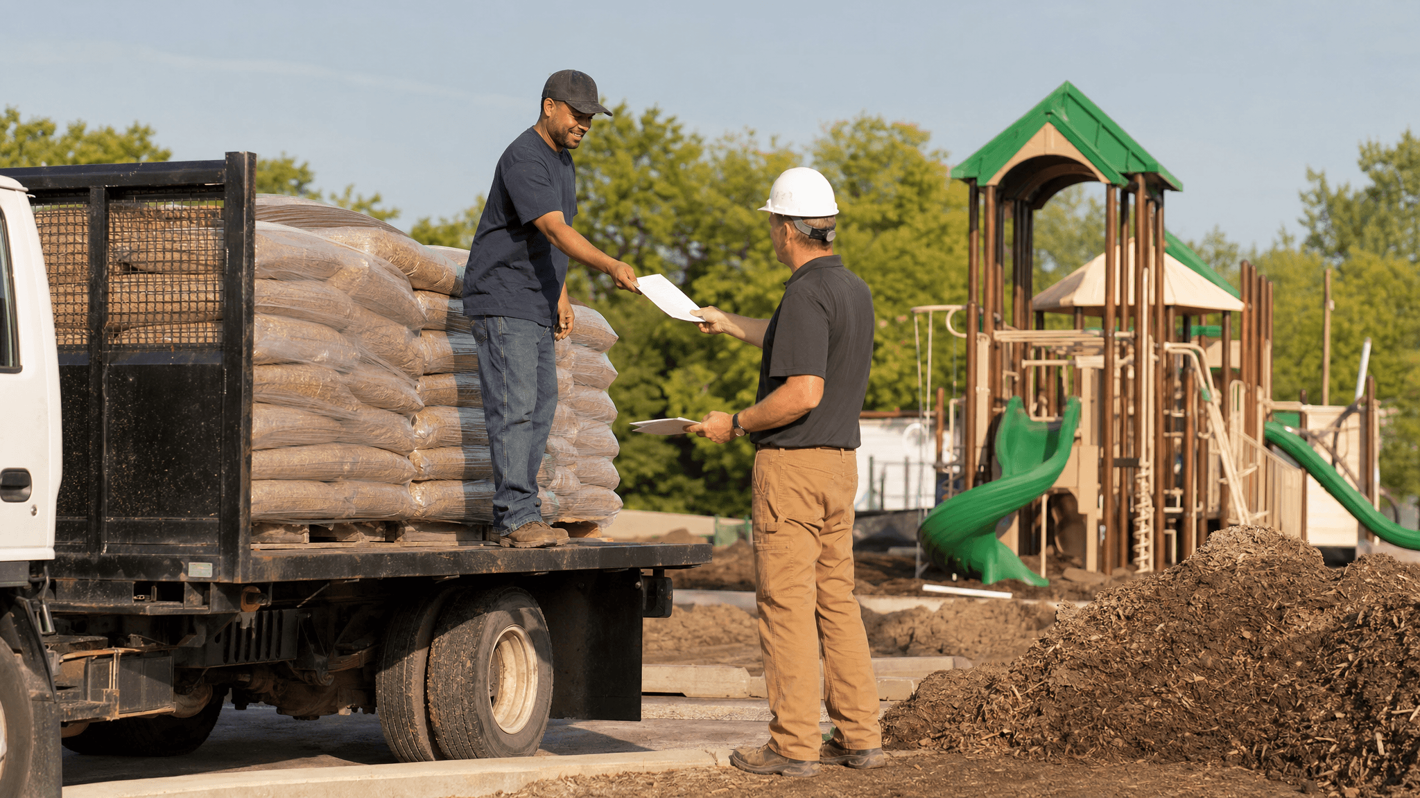 What Playground Installers Need to Know About Mulch Delivery Lead Times