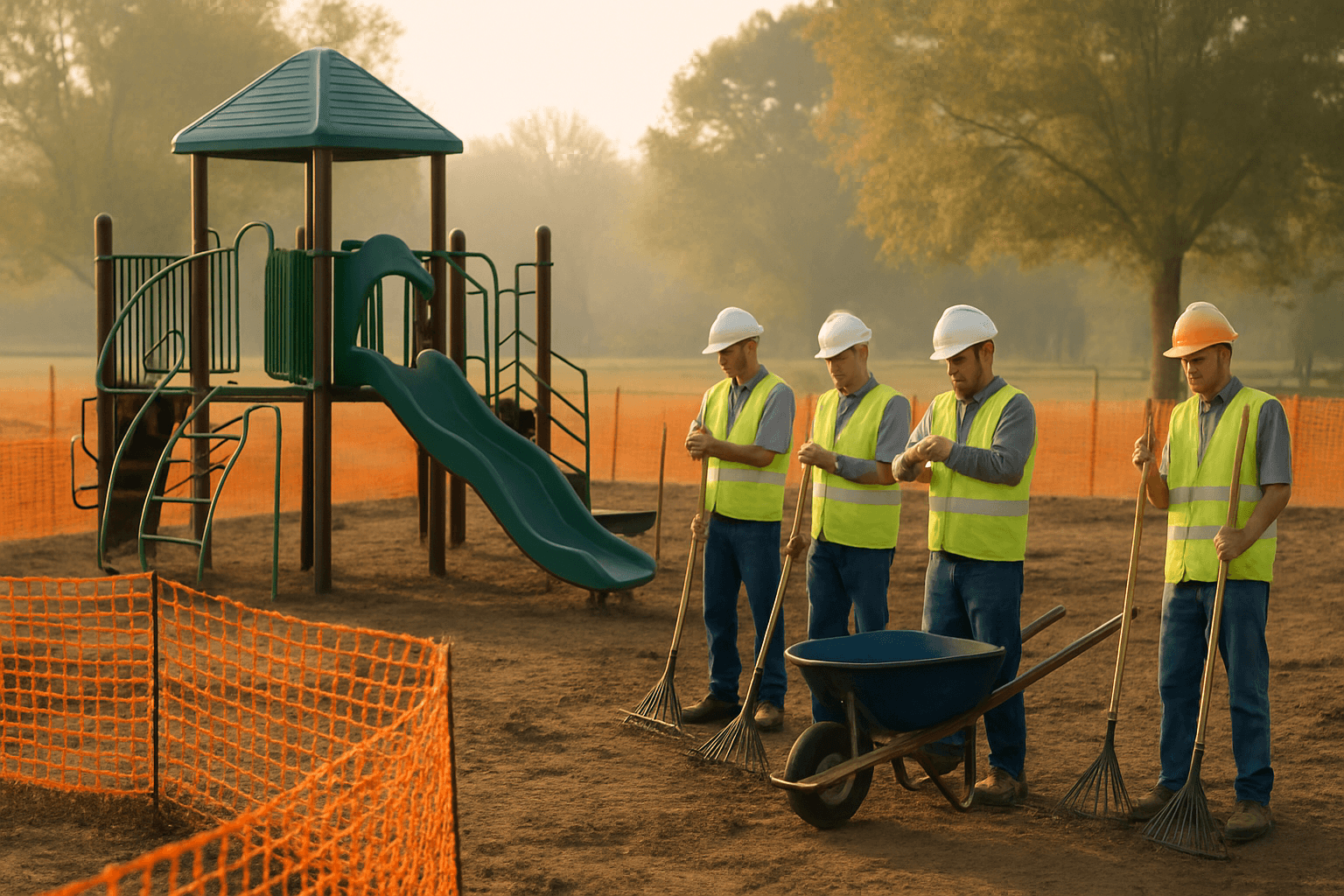 How to Handle a Playground Mulch Delivery That Shows Up Late