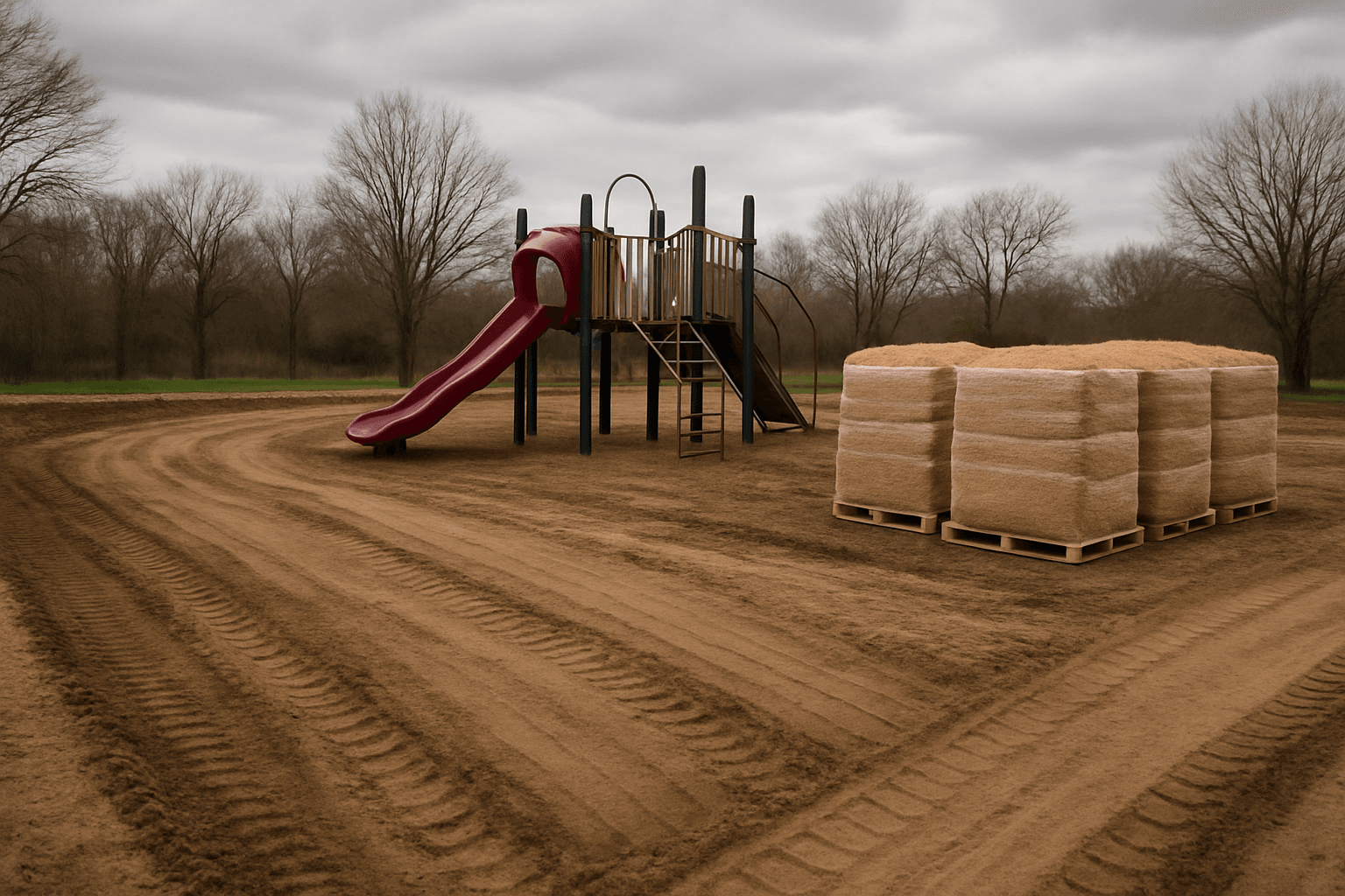 Site Grading Problems That Will Ruin Your Playground Mulch Installation