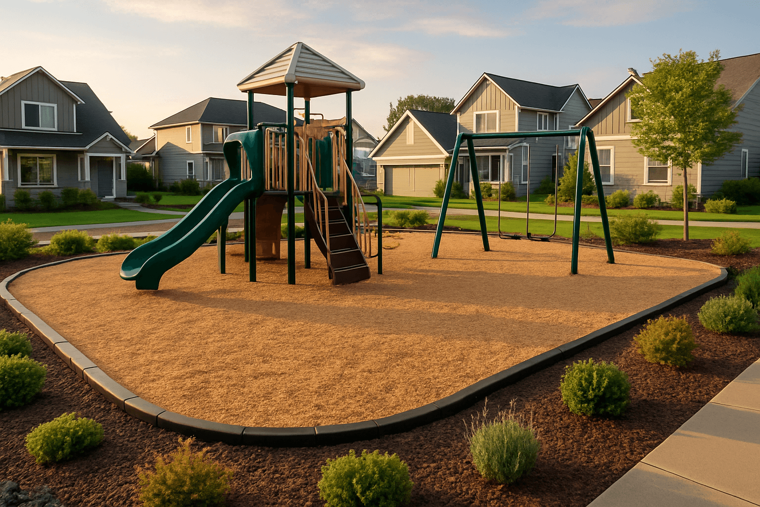 Playground Surfacing for HOA-Managed Communities