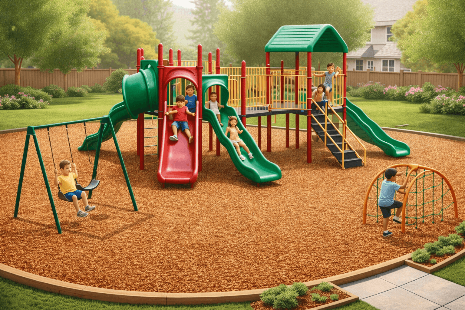 How Mulch Blower Trucks Improve Playground Installation Speed