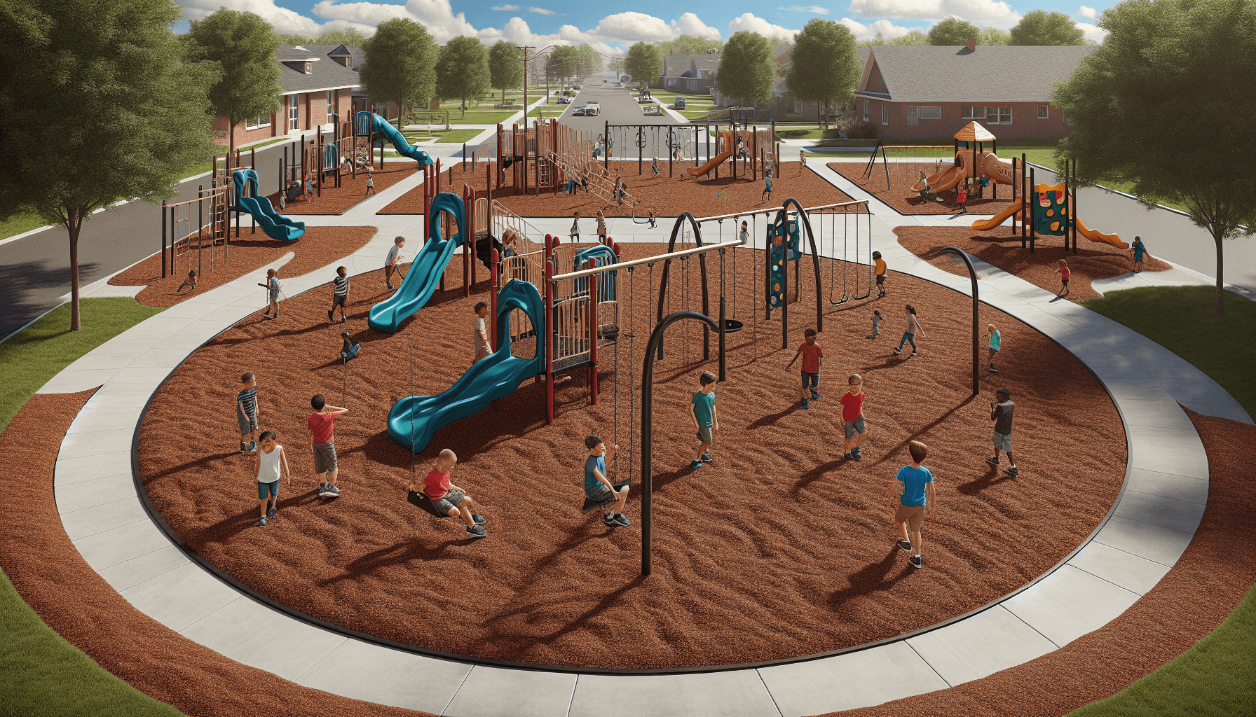 Mulch Blower Trucks: Transforming Playground Installation