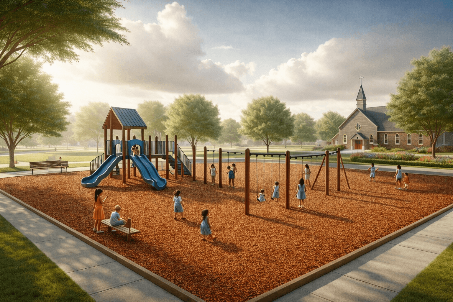 Why Churches and Parks Should Invest in Certified Playground Mulch