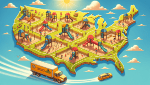 Nationwide Playground Mulch Delivery: Breaking Down Geographic Barriers